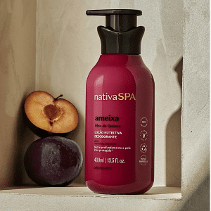 Nativa SPA by O Boticário, Plum Moisturizing Body Lotion, Fragranced Moisturizer 400ml