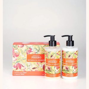 LIQUID SOAP KIT + PHEBO MOISTURIZER NECTARINE FROM ANDALUSIA