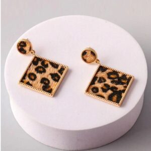 FASHION ANIMAL PRINT EARRINGS