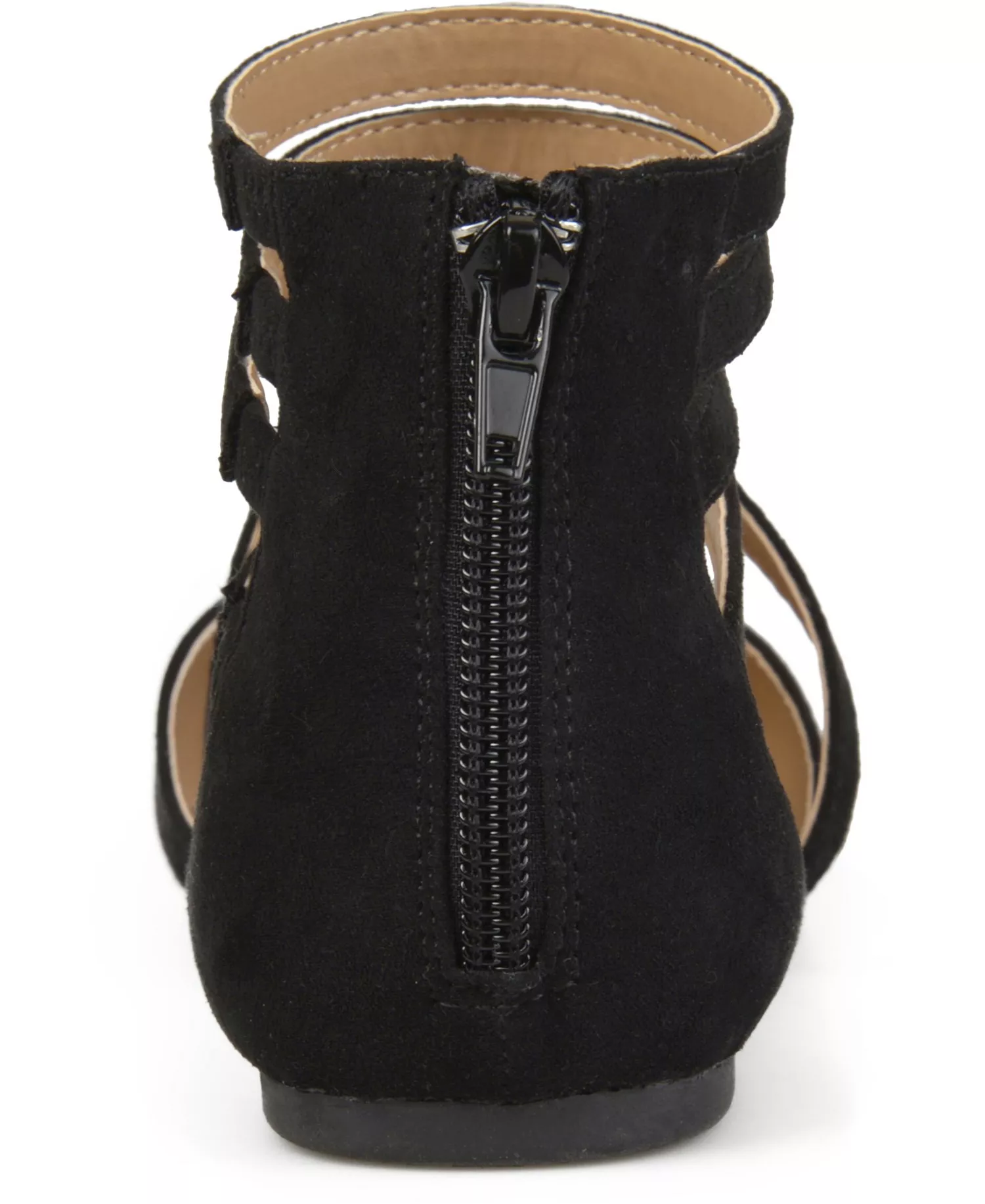 Journee Collection Women's Marlee Strappy Pointed Flats - Black - Image 4