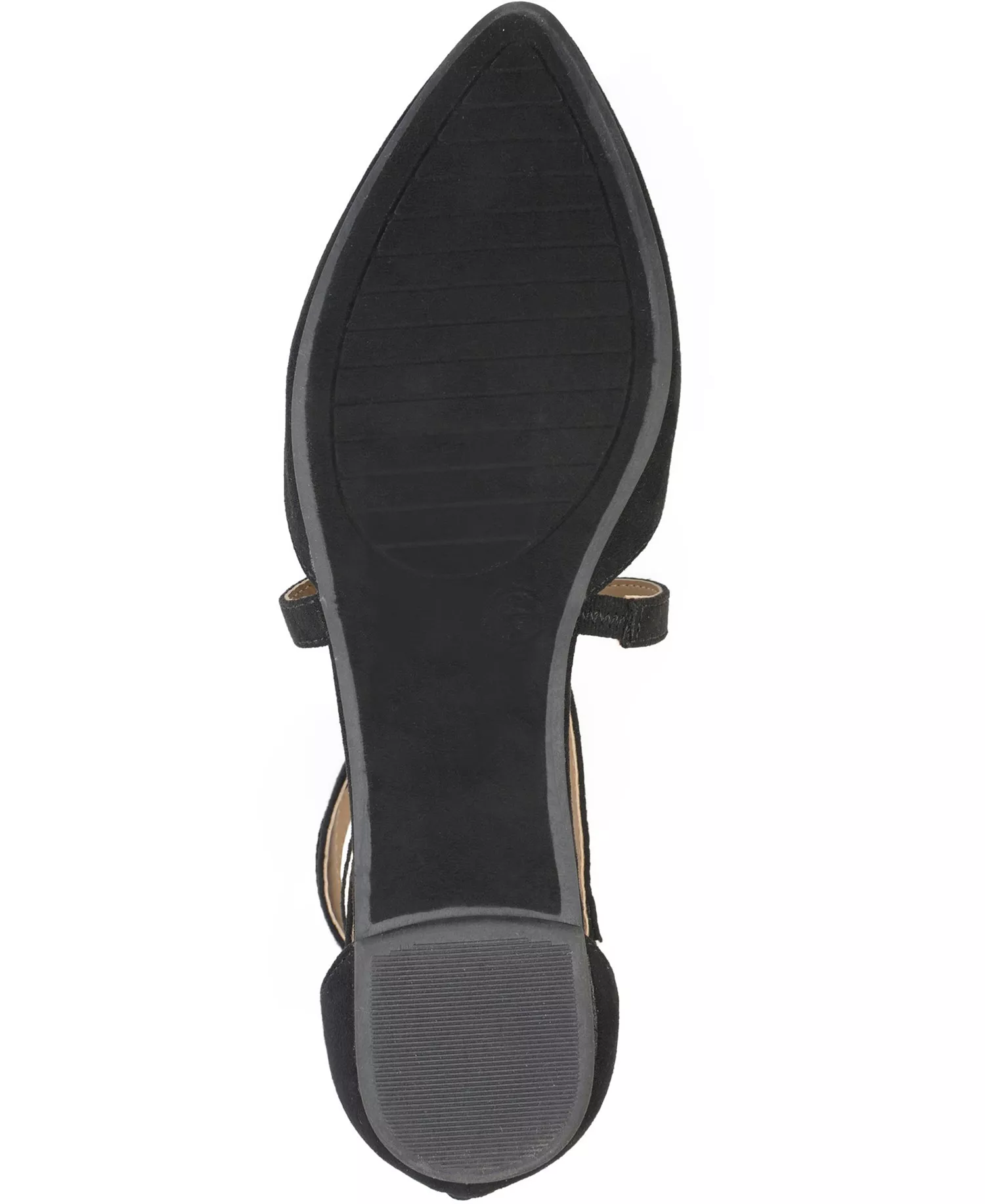 Journee Collection Women's Marlee Strappy Pointed Flats - Black - Image 5