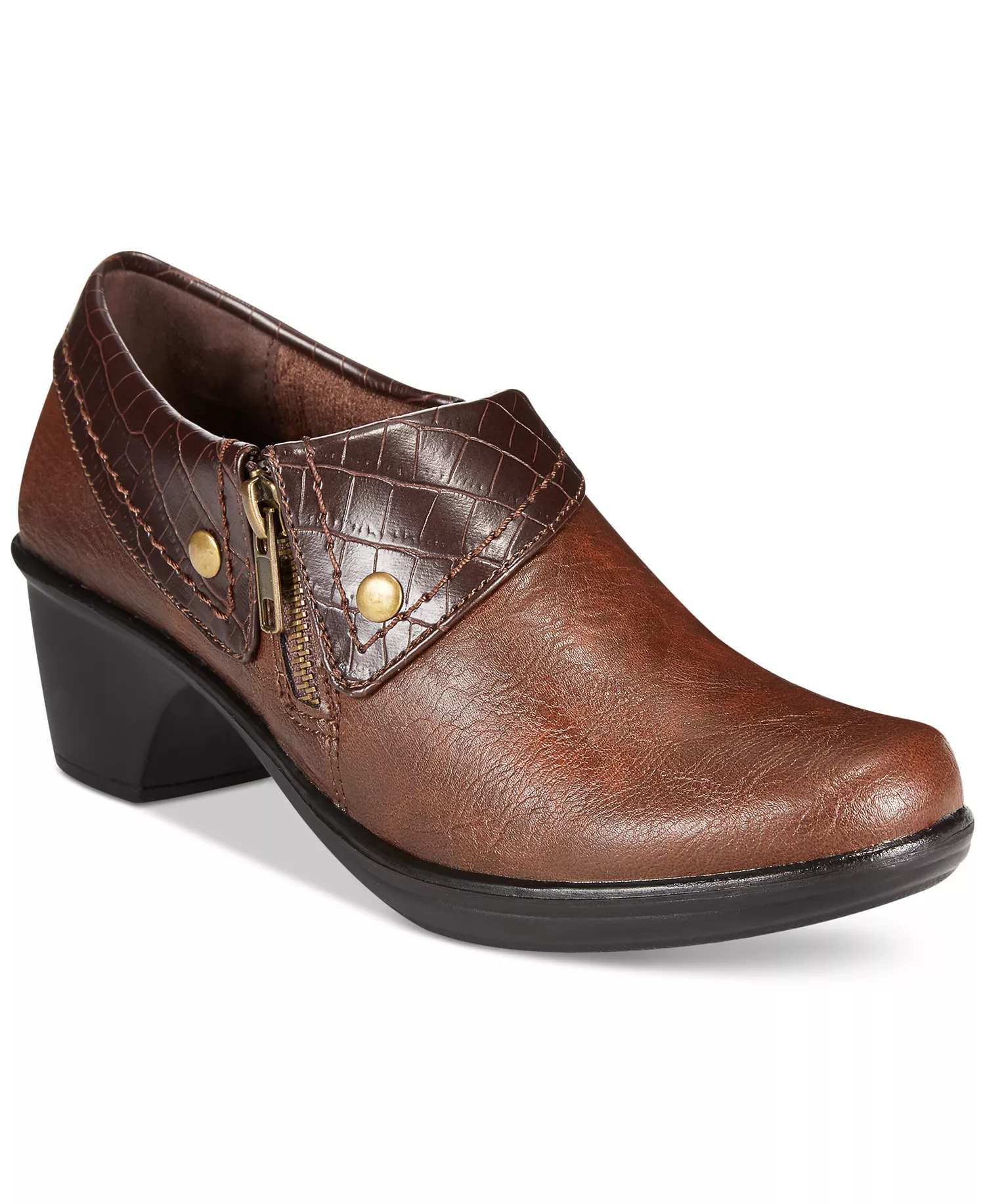 Easy Street Darcy Shooties - Tan/Brown Combo